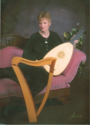 My Celtic harp and new lute