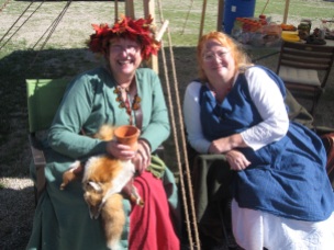 Janet VanMeter and friend, Rose Tourney 10/16