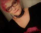 Me with pink party hair, December 31st, 2018.